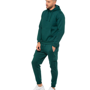 Conjunto de dos piezas para hombre al por mayor, sudadera con capucha para deportes de invierno, venta al por mayor, ropa deportiva lisa, pantalones de chándal para correr, Sudadera con capucha, patrón sólido - Product Image 2