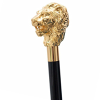 Bâtons de marche pliables pour l'extérieur avec poignée de designer royale moderne cannes en aluminium et bâton de marche nordique en bois