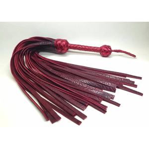 JEXMOO Fouets en cuir faits main personnalisés, outils artisanaux, noir, nouvelle arrivée, 2 ensembles d'équipements de bondage pour adultes, international - Product Image 4