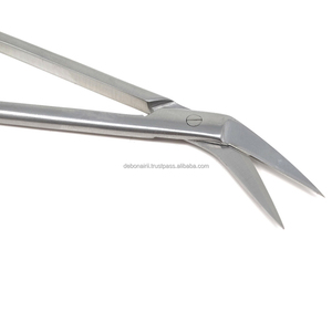 Tijeras Dentales Locklin Profesionales Manuales con Certificación CE, Dentadas Curvas de 16.5 cm, Instrumento Quirúrgico de Clase II, OEM Disponible - Product Image 4