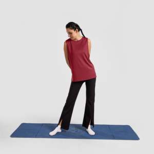 เสื้อซีทรู Zen Tank สีมารูน ระบายอากาศได้ดี - Product Image 4