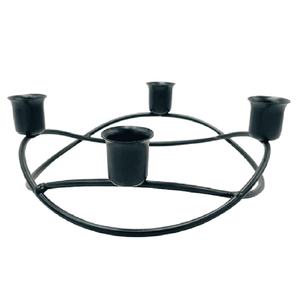 Meilleure vente support de bougie en forme de couronne fiable Table de mariage métallique à 4 têtes décoratif haut tendance bougie de décoration de la maison - Product Image 4