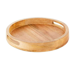 Vajilla Comida Bandeja de madera con calidad estándar Diseño de acabado pintado Bandeja de madera Diseño decorativo - Product Image 2