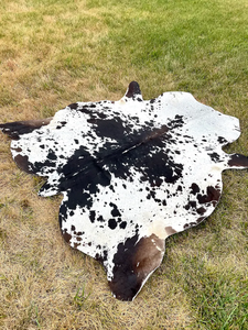 พรมหนังวัวสามสีแท้ลายจุดพรมหนังวัวบราซิล - Product Image 3