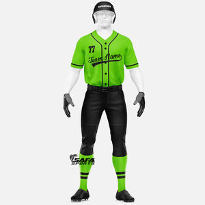 Ropa deportiva de moda de Jersey de béisbol de hombre personalizada con espacio en blanco de sublimación OEM para personalización - Product Image 4