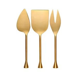 Ensemble de couteaux à fromage en acier inoxydable, serveur à gâteau, couverts, vaisselle, décoration de la maison, ensemble de couverts pour couper le beurre et la pizza - Product Image 2