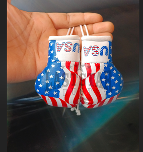 ถุงมือชกมวยขนาดเล็กออกแบบได้ตามต้องการพวงกุญแจห้อยรถหนัง PU จากสหรัฐอเมริกากรีซอิตาลี - Product Image 5