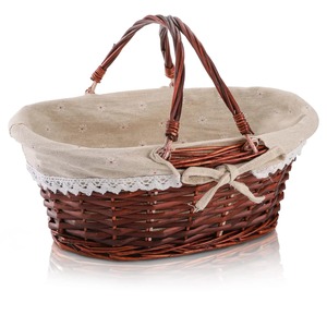 Paniers en rotin adaptés aux courses, paniers de rangement faits à la main, rotin naturel, multifonctionnels, modernes, fabriqués au Vietnam - Product Image 2
