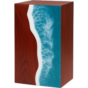 Usine en gros bois résine boîte à bagues bijoux stockage cercueil résine époxy et boîte en bois de l'exportateur indien et fabricant - Product Image 4