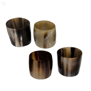 Rond de serviette en corne de buffle Rond de serviette décoratif et accessoires pour restaurant Rond de serviette en corne de buffle - Product Image 1