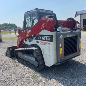 Takuchi รถตักดิน TL12V2ลื่นไถลรถตักตีนตะขาบพร้อมปั๊มพลังงานเครื่องยนต์ Kubota ปั๊มไฮดรอลิกส่วนประกอบแกนล้อ - Product Image 1