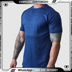 Venta al por mayor personalizado correr gimnasio desgaste gimnasio Drifit O cuello camisetas - Product Image 5