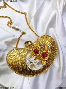 Hot Sale Yellow Resin With Rhinestones Clutch Bag With Bird Lock Handle Clutch Sale 2025 Evening Clutch High Quality Resin Purse - Product Image 4