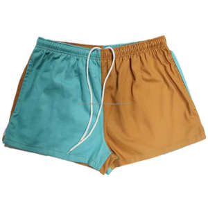 Shorts de travail décontractés pour hommes, en coton, avec logo brodé personnalisé, style baggy, avec poches - Product Image 5