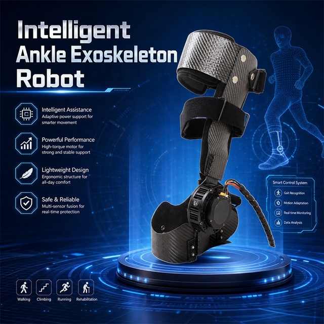 New Gadgets 2026 Products Wearable Smart Walking Assist Device Carbon Fiber Ankle Rehabilitation Robot With Voice Control