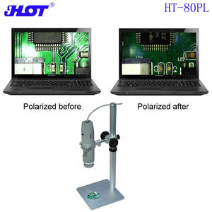 プロフェッショナル<span class=keywords><strong>USB</strong></span> 1280X960ハンドヘルド偏光デジタル顕微鏡IP53 OLEDディスプレイ8 LED照明1X-500X手動フォーカス - Product Image 2