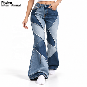 Jeans pour femmes en gros, jeans déchirés, jeans taille haute, fabricant en gros pour les détaillants de streetwear aux États-Unis - Product Image 4
