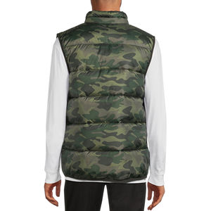 Venta al por mayor Puffer chaleco invierno grueso cálido hombres algodón acolchado Chaleco de alta calidad precio barato hombres Puffer chalecos OEM - Product Image 3