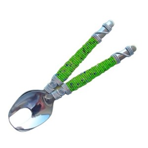Cuchara de boda de acero inoxidable con mango de diseñador de Metal elegante de la India, perfecta para hoteles, restaurantes, utensilios de cocina - Product Image 1