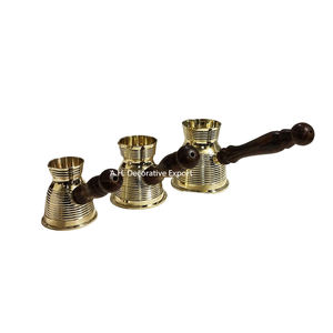 Vente chaude Cafetière turque en laiton faite à la main Moderne Poignée en bois écologique Hôtels Restaurants Décoration pour adultes Service à thé - Product Image 3
