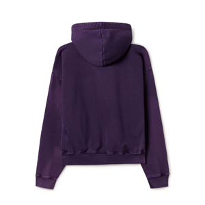 Sweat à capuche élégant pour hommes résistant à plusieurs coton mélangé 100% polyester tissu tricoté couleur unie - Product Image 2