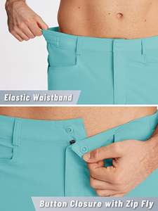 Short Safari à séchage rapide pour hommes Pantalon court respirant pour la randonnée en plein air et l'escalade Short de sport pour hommes Short extensible pour l'extérieur - Product Image 4