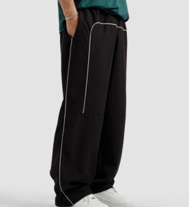 Pantalones deportivos holgados de algodón para hombre con logotipo personalizado de la mejor calidad - Product Image 3