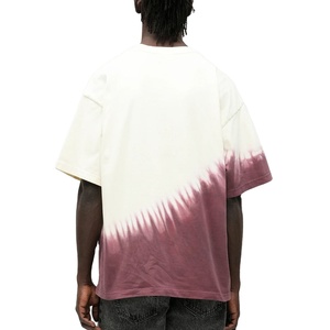 Camisetas Oversize de Hombre de Algodón 100% Pesado con Hombros Caídos, Teñido Anudado, Manga Corta, Transpirables, Ecológicas, de Alta Calidad - Product Image 2