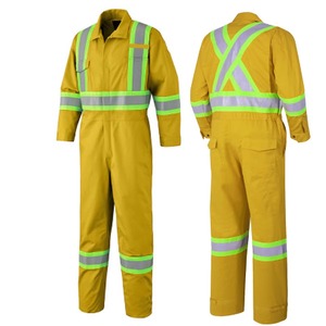Ropa de Algodón Ignífuga, Uniforme Resistente al Fuego, Ropa de Trabajo, Overoles de Trabajo, Trajes de Bombero, Antiestático - Product Image 1