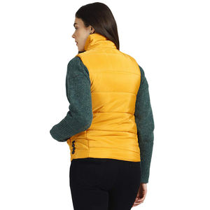 Gilet bouffant personnalisé de haute qualité pour femmes, blouson d'hiver sans manches, col montant, OEM - Product Image 2