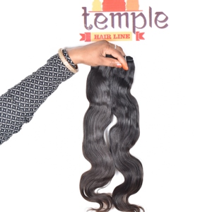 Cheveux humains indiens naturels noirs 100% vierges pour femmes, en gros, cuticules alignées, ondulations profondes, Remy, Full Lace, application facile, double trame, faits à la machine - Product Image 2