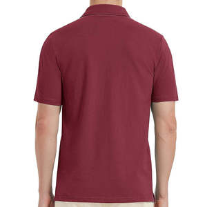 Polos respirants pour hommes pour l'été T-shirts polo à manches courtes en coton mélangé de haute qualité avec design personnalisé - Product Image 2