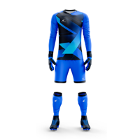 Ensemble d'uniformes de gardien de but personnalisé OEM/ODM sublimation complète Fabricants Maillot de football Shorts Gants de gardien de but