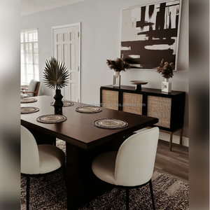 Napperons ronds en jonc de mer avec bord bleu | 3 couleurs napperons naturels tissés à la main pour mariage à la maison hôtel restaurant - Product Image 6