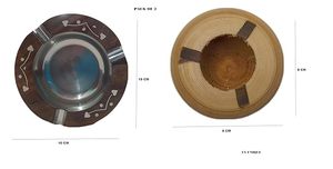 Cenicero artesanal de madera hecho a mano económico, esquina de diseño clásico para fumar para bares, hoteles, regalos - Product Image 5