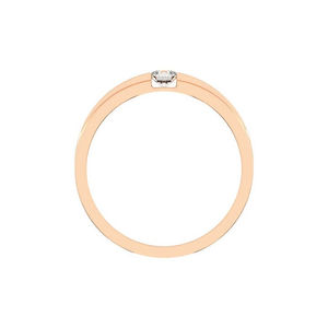แหวนโรสโกลด์ประดับเพชรที่ปลูกในห้องปฏิบัติการเครื่องประดับหรูหราแบบยั่งยืนสำหรับทุกโอกาส - Product Image 3