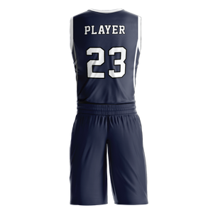 Ensembles de maillots de basket-ball personnalisés avec logo et design, 100% polyester, uniforme d'été pour hommes avec propriétés d'évacuation de l'humidité et antibactériennes - Product Image 3