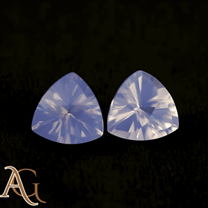 Quartz améthyste lavande naturel, concave, gravé au laser, pierre précieuse brute pour la fabrication de bijoux, violet - Product Image 1