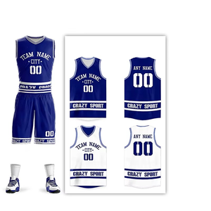 Uniforme de basket-ball unisexe rétro de meilleure qualité avec votre propre logo grande taille pour hommes matériau respirant - Product Image 5