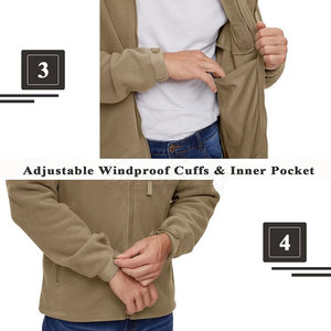 Veste polaire respirante pour homme de qualité supérieure fabriquée au Pakistan avec col montant - Product Image 5