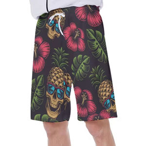 Todos los colores y tamaños disponibles High Street Style Summer Shorts Algodón personalizado Patrón sólido Serigrafía Logotipo personalizado Servicio OEM - Product Image 4