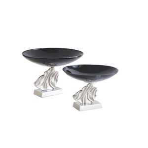 Cuenco para servir frutas con acabado de níquel de diseño Andcrafted, forma personalizada para artículos de catering para el hogar, cuenco decorativo para servidor de frutas - Product Image 4