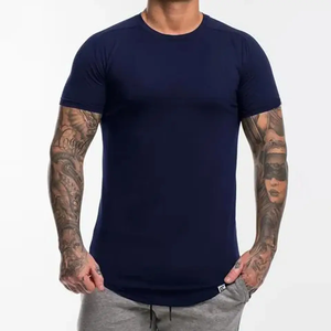 Camisetas informales de secado rápido para entrenamiento ajustadas transpirables Camiseta informal de ropa de calle para hombre más vendida - Product Image 1