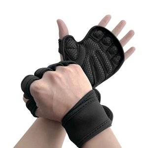 Guantes de entrenamiento Accesorios de fitness Deportes elegantes Gimnasio Entrenamiento Medio dedo Soporte de muñeca Guantes de levantamiento de pesas - Product Image 1