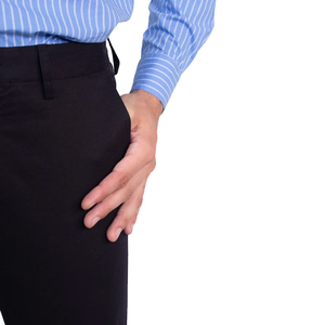 Pantalons chino en velours côtelé décontractés légers à coupe droite de couleur personnalisée tendance 2023 pour hommes à prix raisonnable - Product Image 2