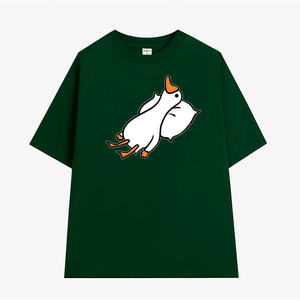 T-shirt unisexe pour hommes et femmes, coupe ample, manches courtes, coton épais et frais 250GSM - Product Image 4