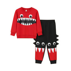 Vente en gros Costume pour tout-petits, vêtements deux pièces, pull d'hiver pour garçon, survêtements respirants pour bébé en éponge française personnalisés - Product Image 1