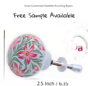 ลูกบิดไม้ทาสีด้วยมือสำหรับตู้ลิ้นชักตู้เสื้อผ้า-สำหรับห้องนอนรับประทานอาหารห้องนั่งเล่น - Product Image 2