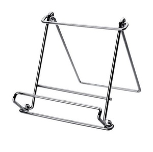 Sujetalibros de alambre de metal de tamaño personalizado, soporte de libros de arte para almacenamiento en el hogar a precio barato, soporte de libros y archivos dorados de alambre de hierro forjado - Product Image 2