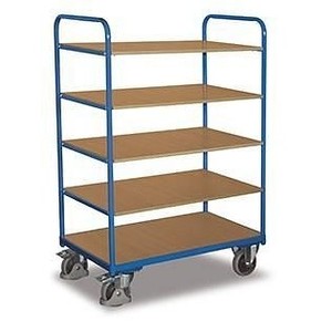 Chariot de rangement Variofit haute capacité de charge 250 kg avec pneus en caoutchouc thermoplastique SW-80 - Product Image 1